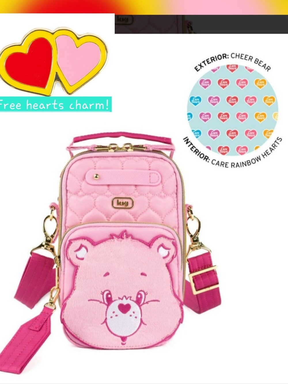 NWT Lug Care Bears Collectible Skeeter Mini Bridge - Sold Out Everywhere & VHTF - Picture 7 of 7
